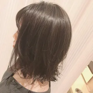 ミディアム カラー 田中 真衣のヘアスタイル