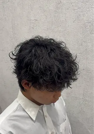 パーマ メンズ 毛流れ/シャドウ 🇰🇷AYATOのヘアスタイル
