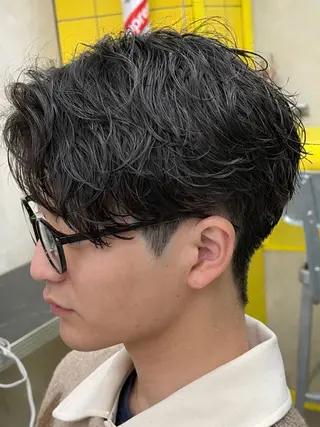 パーマ メンズ 池袋メンズ専門💣 玉造利樹のヘアスタイル