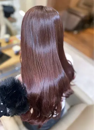 ロング カラー AKANE 【zina新宿】のヘアスタイル