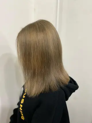ミディアム カラー ヘアアレンジ DANY🦋名駅✂︎ 艶髪/透明感カラーのヘアスタイル