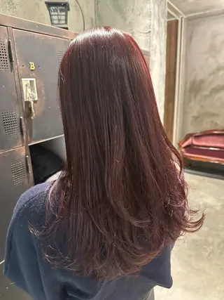 セミロング カラー ヘアアレンジ MODE K’s川西 瀧尻光のヘアスタイル