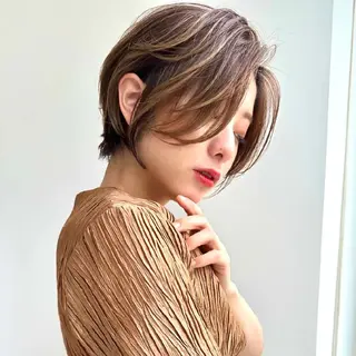 ショート 蘭 翔平のヘアスタイル