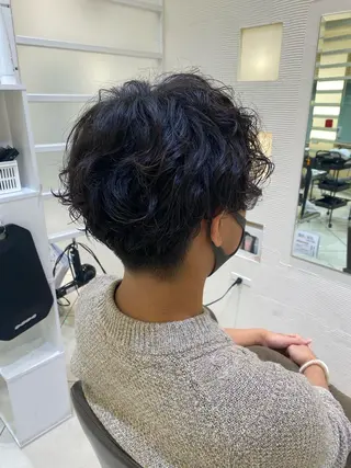 メンズ 銀座メンズ専門🖤 叶奈々のヘアスタイル