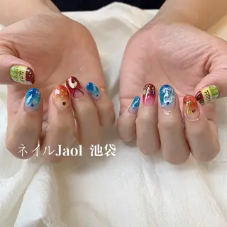 ショート ネイルJaol 池袋のネイルデザイン