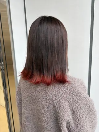 ミディアム カラー NATSUKI💟 EARTH二俣川のヘアスタイル
