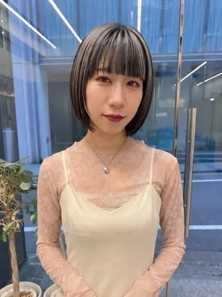 ショート カラー カット&髪質改善 TAIGAのヘアスタイル