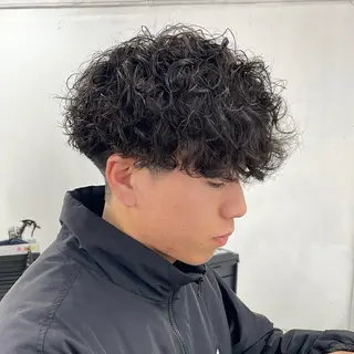ミディアム 【柏メンズパーマ職人 】店長 KAZUMAのヘアスタイル