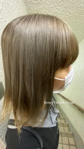 ミディアム カラー ヘアアレンジ niconail 🧣ayu 📍烏山のネイルデザイン