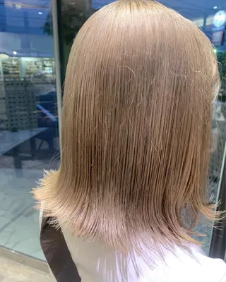 ミディアム カラー 大橋 拓実のヘアスタイル