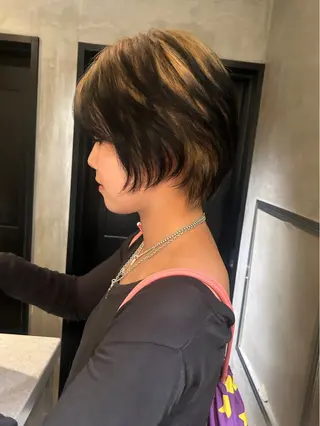 ショート カラー デザイン/アレンジ ❤︎イシイレイのヘアスタイル