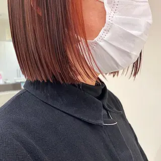 ミディアム カラー HCA studioのヘアスタイル