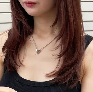 ミディアム yumemiレイヤー ✴︎ 透明感カラーのヘアスタイル