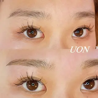 アイブロウ まつげとまゆげ UON《うおん》のマツエク・マツパデザイン
