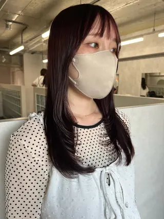 ロング カラー anon Loemのヘアスタイル