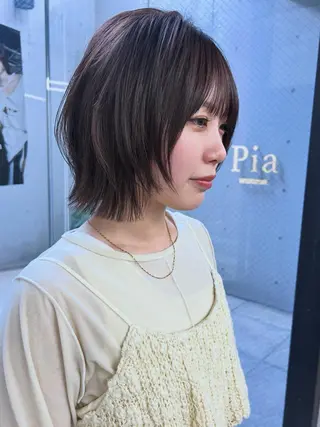ショート Pia ツボイ ケイタのヘアスタイル