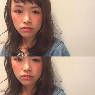 ミディアム カラー 🌿椿 夢来🌿のヘアスタイル