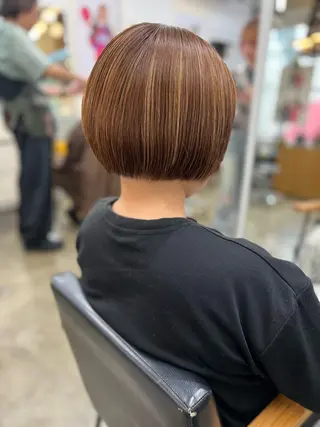 ショート chamo 褒められショートのヘアスタイル