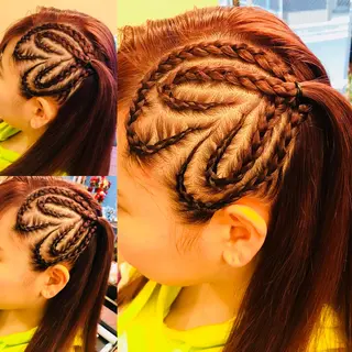 ✨コーンロウ✨ 本田さゃかのヘアスタイル