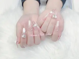 ネイル MoMoA Nail ネイル長さ出し専門店のネイルデザイン