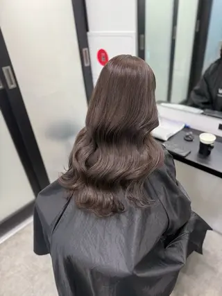 セミロング カラー ヘアアレンジ 美髪透明感特化| なおき|池袋美容師のヘアスタイル