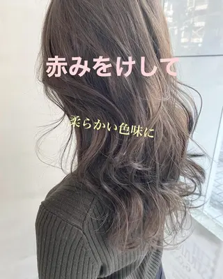 ロング カラー ヘアアレンジ ネイル マツエク・マツパ 夜23時まで予約🉑 reverieあきらのヘアスタイル