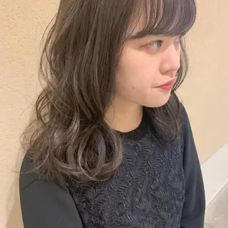 カラー 𝒢𝒾𝓇𝓁𝓎 ⑅　𝓎𝓊𝓀𝒶のヘアスタイル
