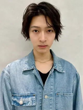 ショート カットマン💎& 透明感カラー✨レオのヘアスタイル