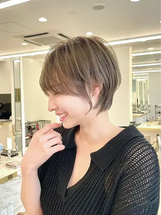 ショート ショート/似合わせ/ 透明感カラー古市唯人のヘアスタイル