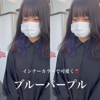 ミディアム 飯田 智也のヘアスタイル