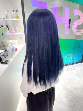 カラー 💎色落ちまで綺麗 寒色HARUKA💎のヘアスタイル