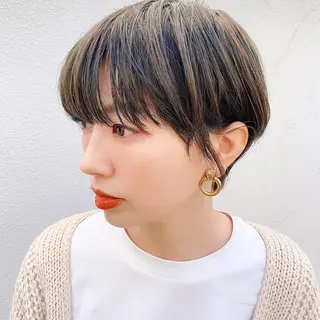 ショート カラー 中川 竜誠のヘアスタイル