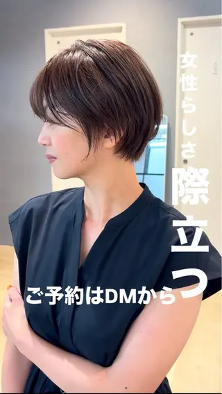 ショート ✨艶髪ショート✨ 木場　裕由毅のヘアスタイル