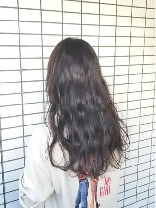 セミロング カラー 🌿赤み消し/ 艶カラー落合 優🌿のヘアスタイル