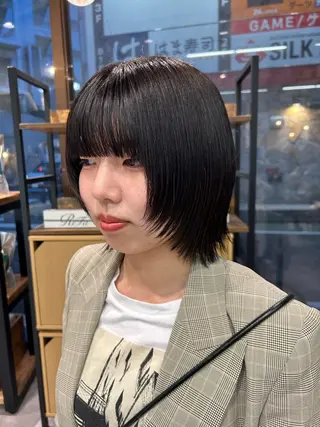 ミディアム ショート・ボブ 🌈chinaのヘアスタイル