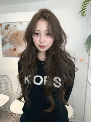 セミロング 無料カットモデル募集 ONYX 表参道のヘアスタイル