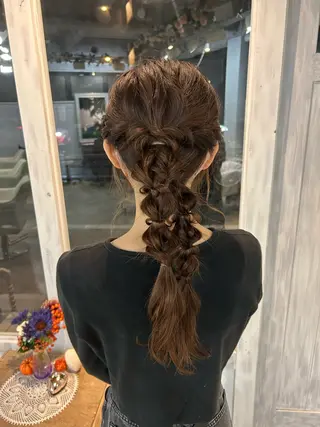 ロング bouquet 野口晴菜のヘアスタイル