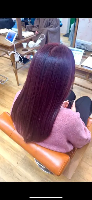 カラー カラー/鴻巣/ 山中のヘアスタイル