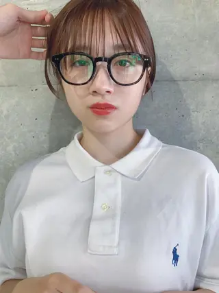 ショート ボブパーマコテ巻き風 パーマNo1深江秀平のヘアスタイル