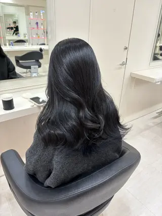 セミロング カラー 💟RINNA 艶カラー💟のヘアスタイル