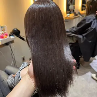 セミロング カラー ヘアアレンジ ブリーチなしカラー /新百合ヶ丘/安形翔のヘアスタイル