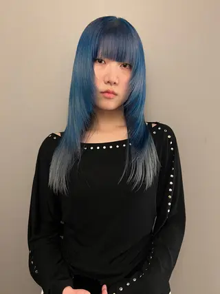 セミロング カラー 圧倒的デザイン力 店長🎨RENAのヘアスタイル