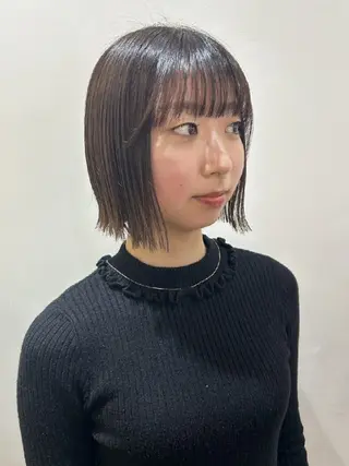 ショート ボブ人気No,1✨ TAME副店長のヘアスタイル