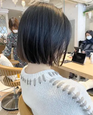 ショート カラー ❤️縮毛矯正❤️ 髪質改善❤️平野実花のヘアスタイル