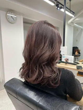 ミディアム ヘアアレンジ 幣 あや乃 /レイヤーカットのヘアスタイル