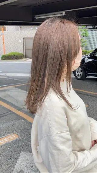 ミディアム 大谷 哲基のヘアスタイル