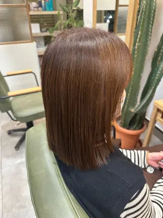 ミディアム カラー desirbeaux 横尾のヘアスタイル