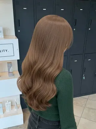 ロング カラー 淵野辺カラーモデル 募集🌼畔上のヘアスタイル