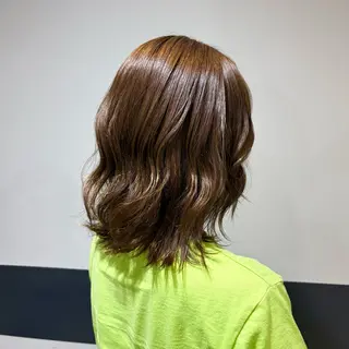 ミディアム ボブ/外国人風カラー 🩵mikiのヘアスタイル