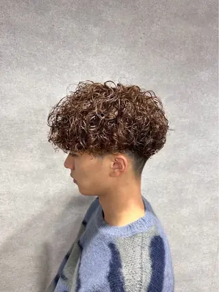 ショート カラー パーマ ヘアアレンジ メンズ キッズ スパイキー⚡️/ 海外風ヘア🌊秀平のヘアスタイル